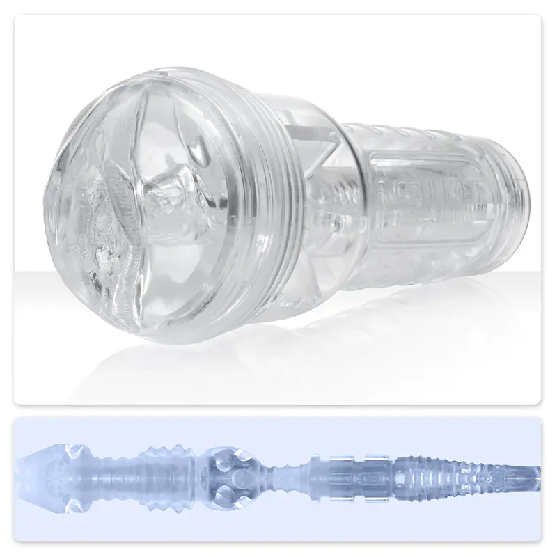 Ice Lady Transparent Fleshlight  Realistic Crystal Clear Male Masturbator - Master