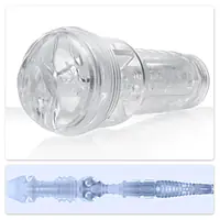 Ice Lady Transparent Fleshlight  Realistic Crystal Clear Male Masturbator - Master