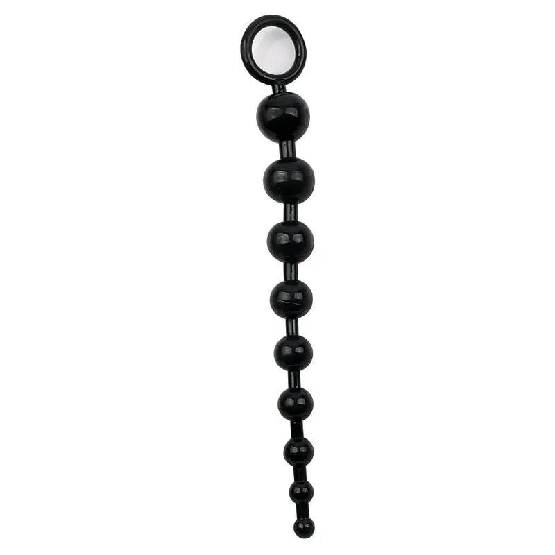 Pleasure Link 10-Bead Anal Plug - Master