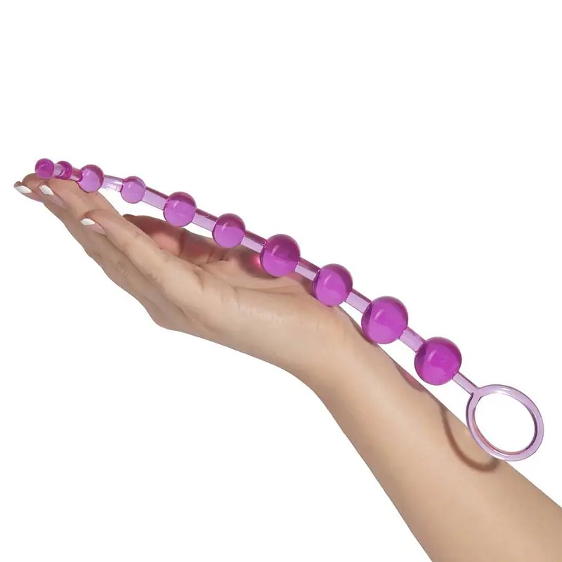 Pleasure Link 10-Bead Anal Plug - Master