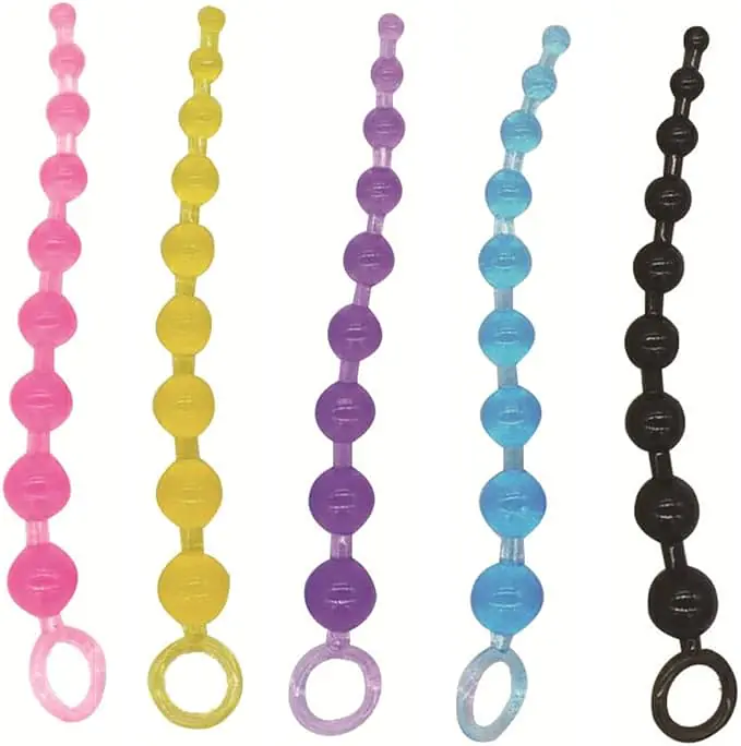 Pleasure Link 10-Bead Anal Plug - Master