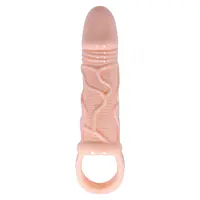 Pretty Love Vibrating Penis Extender Sleeve For Men - Master