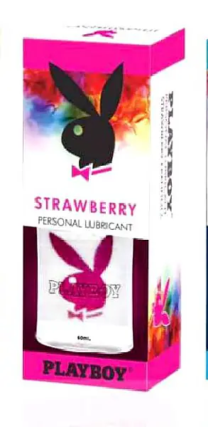 Playboy Strawberry Flavoured Personal Lubricant (60ml) - Master
