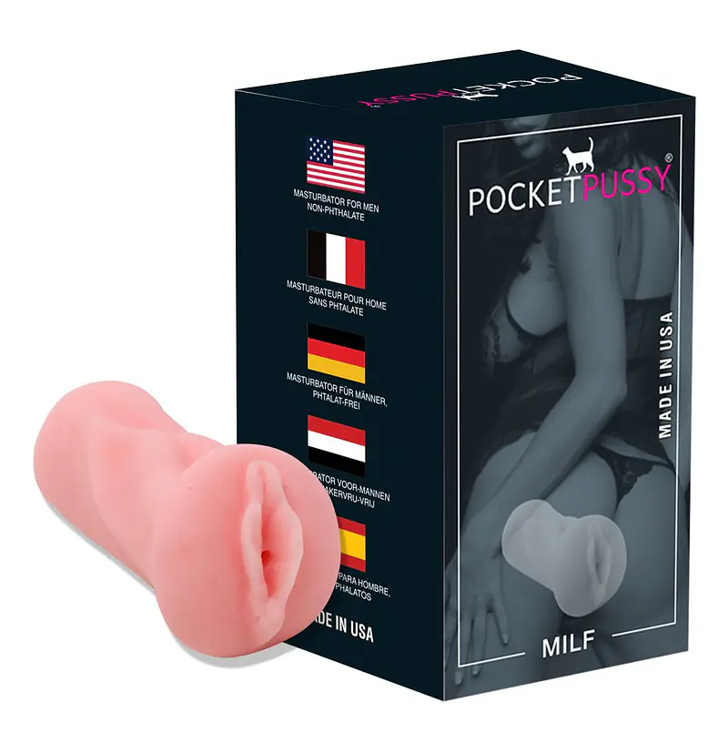 MILF Pocket Pussy for Men (Free Lube Included) - Master