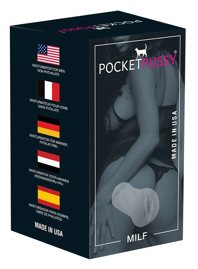 MILF Pocket Pussy for Men (Free Lube Included) - Master