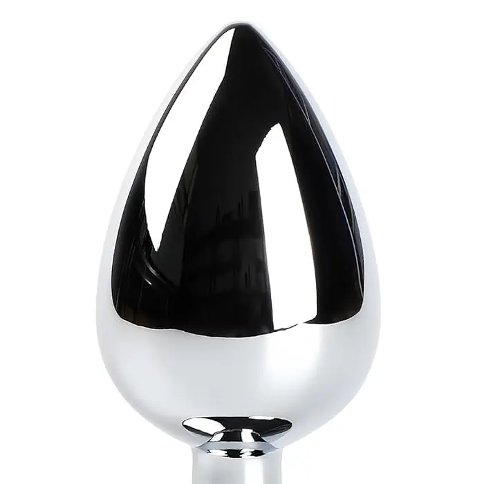 Foxy Kink Stainless Steel Butt Plug with Faux Fur Tail - Master