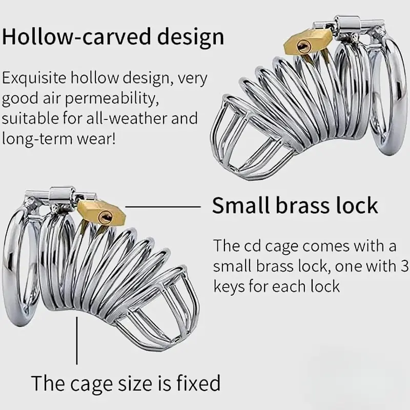 The Line-Up Steel Chastity Cage - Master