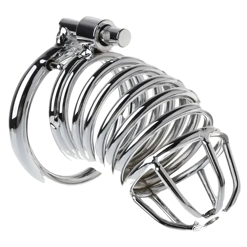 The Line-Up Steel Chastity Cage - Master