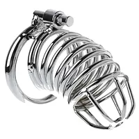 The Line-Up Steel Chastity Cage - Master