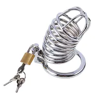 The Line-Up Steel Chastity Cage - Master