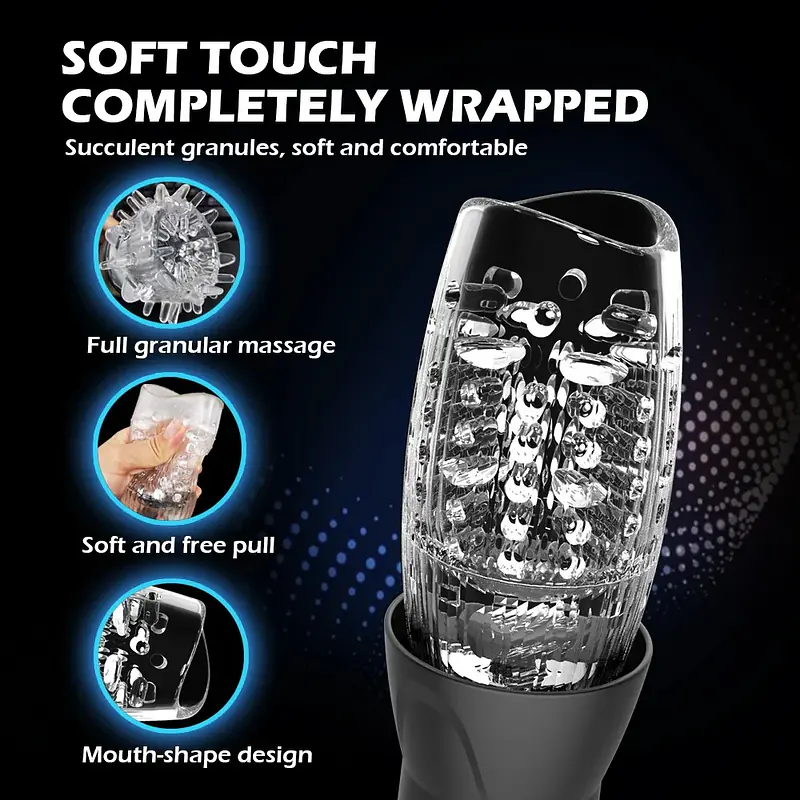 Cyclone Master Telescopic Rotating Thrusting Automatic Masturbator - Master