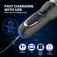 Cyclone Master Telescopic Rotating Thrusting Automatic Masturbator - Master