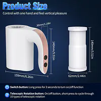 Whirl Wind Auto 10 Thrust and Rotating Masturbator - Master