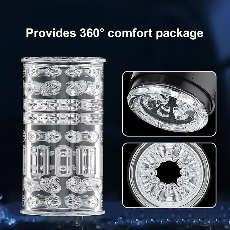 Max Pleasure 5 Thrusting & Rotating Masturbator - Master