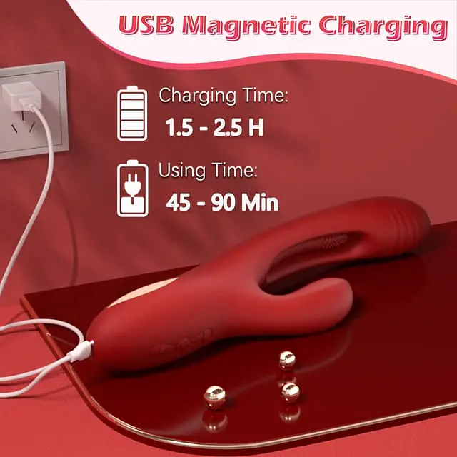 Triple Bliss Premium 7 Mode  G-Spot, Clitoral, and Patting Vibrator - Master