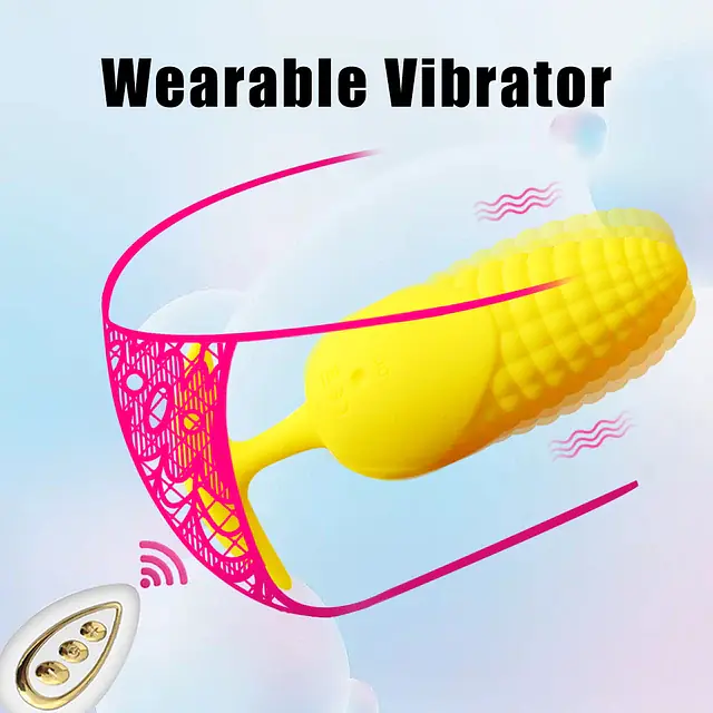 Yellow Delight Wearable Anal Vibrator – 10 Modes - Master