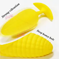 Yellow Delight Wearable Anal Vibrator – 10 Modes - Master