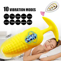 Yellow Delight Wearable Anal Vibrator – 10 Modes - Master
