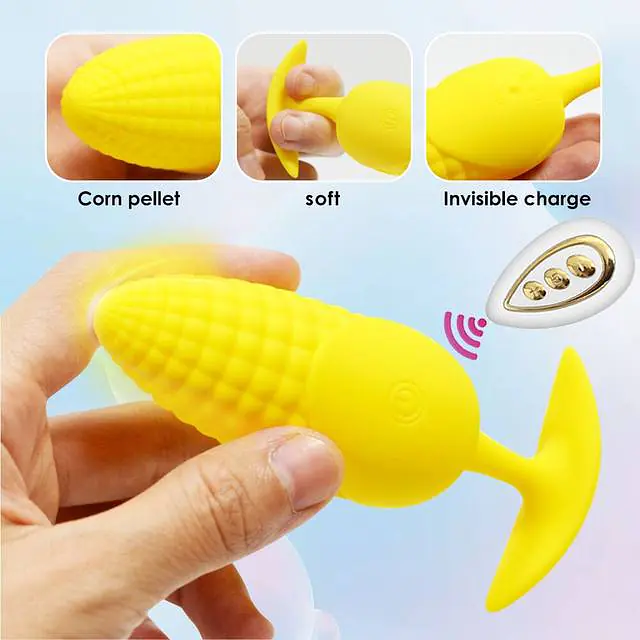 Yellow Delight Wearable Anal Vibrator – 10 Modes - Master