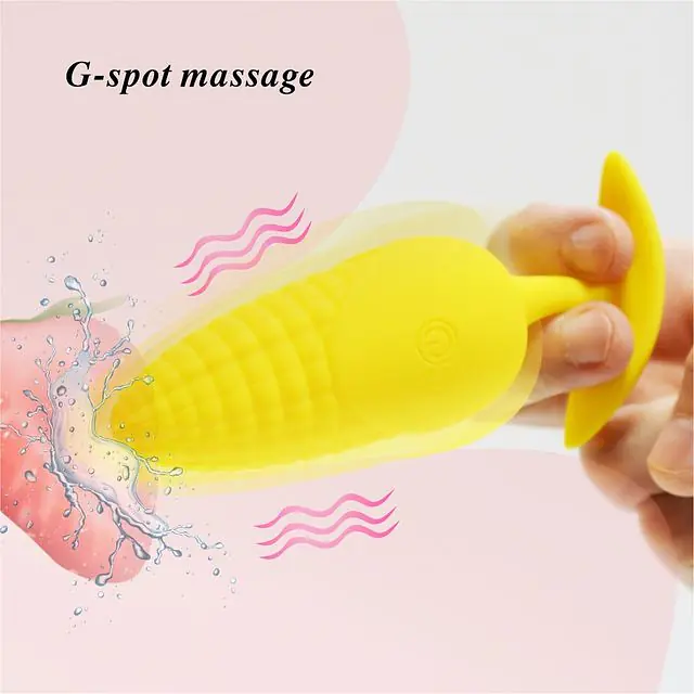 Yellow Delight Wearable Anal Vibrator – 10 Modes - Master