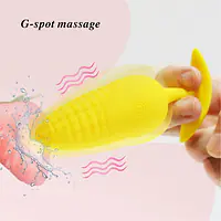 Yellow Delight Wearable Anal Vibrator – 10 Modes - Master