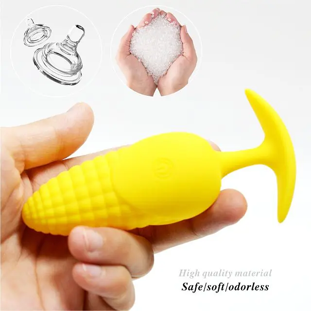 Yellow Delight Wearable Anal Vibrator – 10 Modes - Master