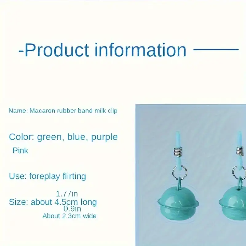 Pleasure Chime Nipple Clamps with Bells - Master