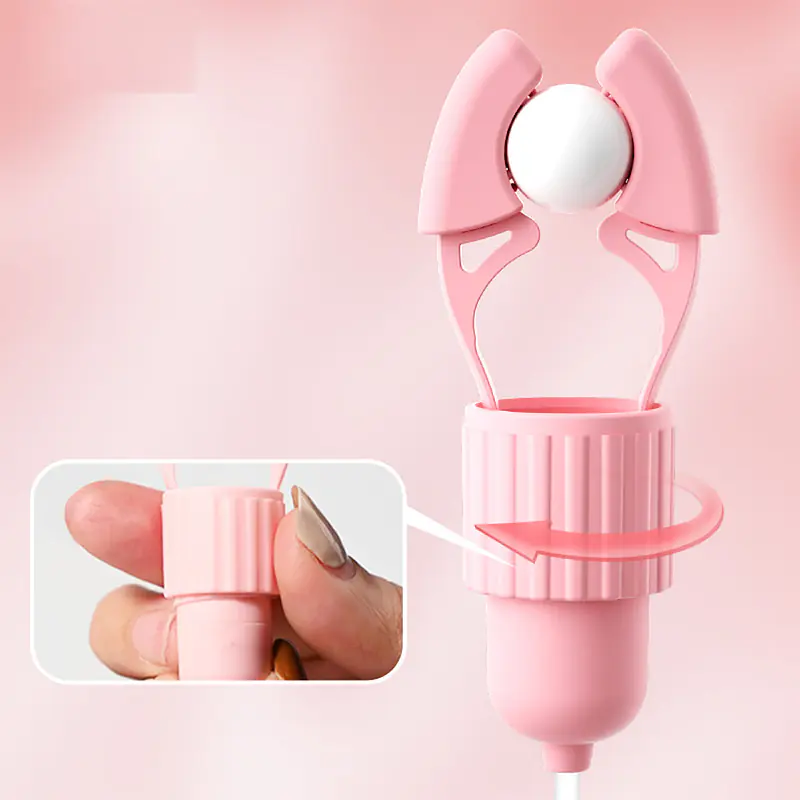 Pleasure Pulse 10 Modes Nipple Vibrator with Adjustable Clamps - Master