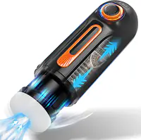 Pleasure Thrust 10X Automatic Heated Vibrating & Thrusting Sucking Masturbator with Voice - Master