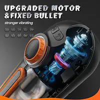 Pleasure Thrust 10X Automatic Heated Vibrating & Thrusting Sucking Masturbator with Voice - Master