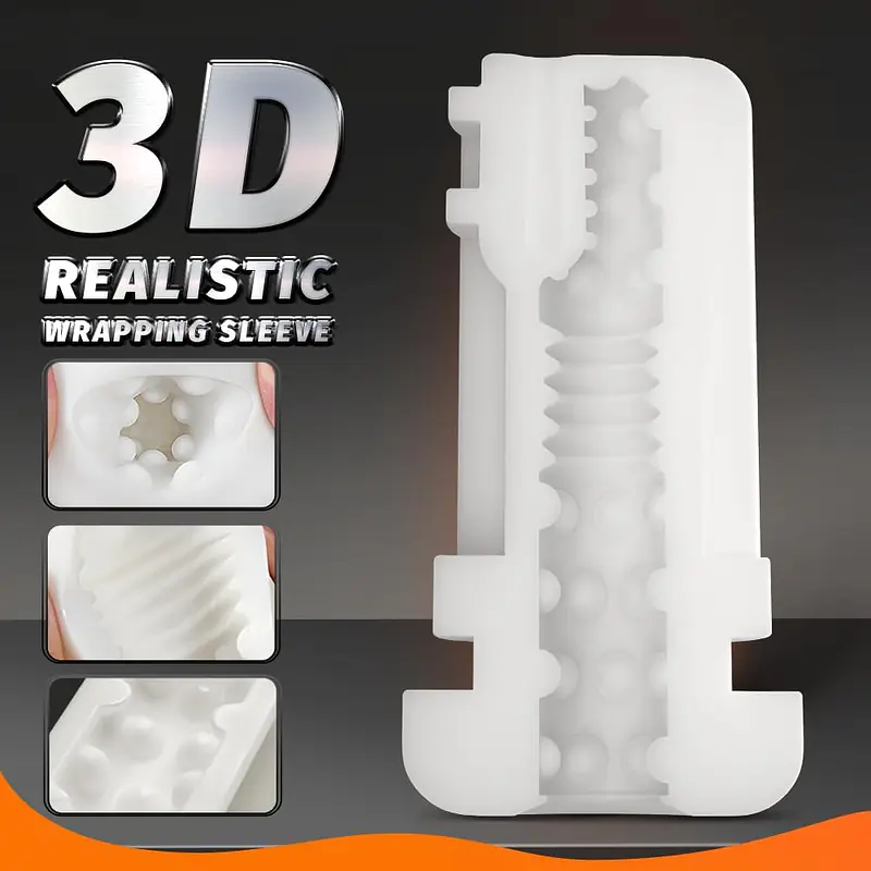 Pleasure Thrust 10X Automatic Heated Vibrating & Thrusting Sucking Masturbator with Voice - Master