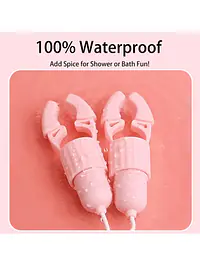 Pleasure Pulse 10 Modes Nipple Vibrator with Adjustable Clamps - Master