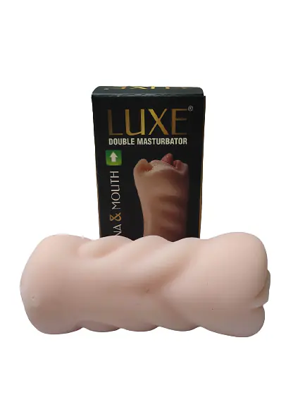 Luxe 2-in-1 Vagina & Mouth Pleasure Stroker - Master