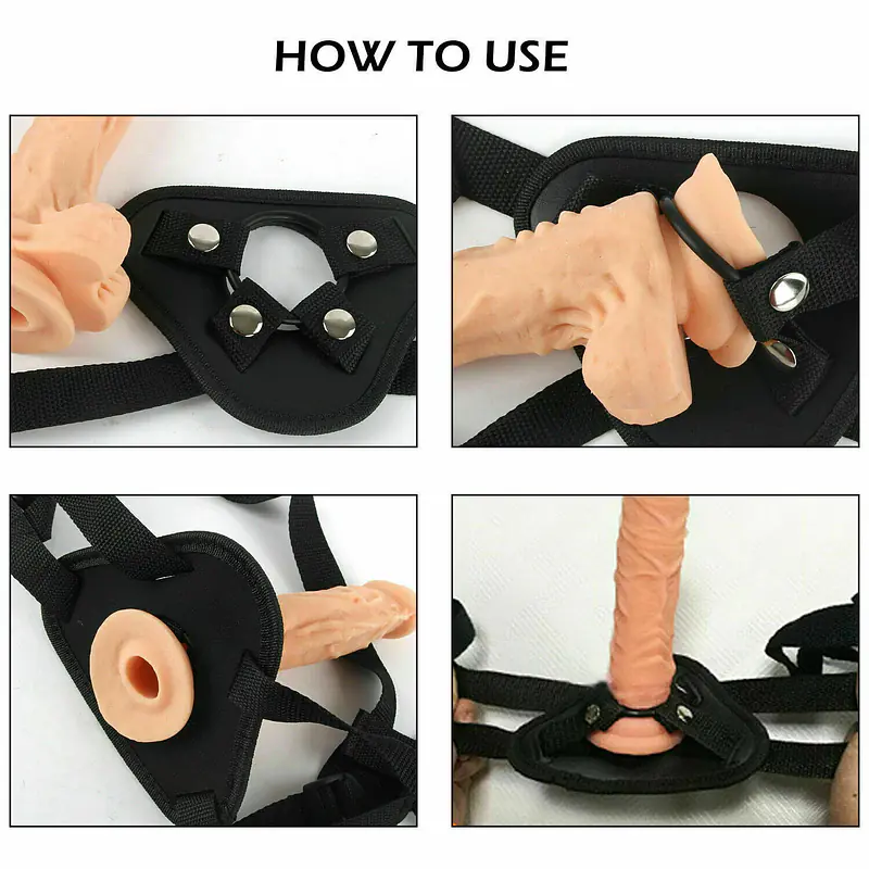 Mars Realistic Hollow Strap On Dildo - Master