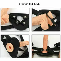 Mars Realistic Hollow Strap On Dildo - Master