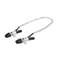 Mypleasure Nipple Clamps with Chain - Master