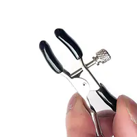 Mypleasure Nipple Clamps with Chain - Master