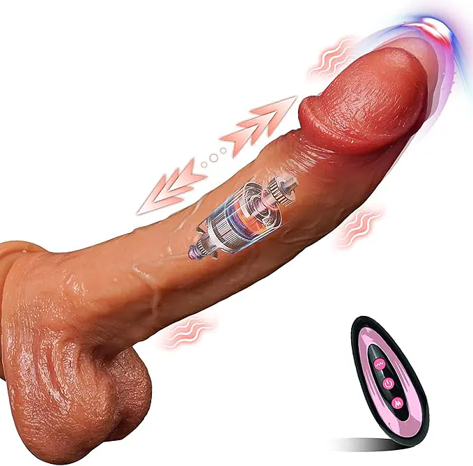 Thrust Wave 10 Modes Vibrating & Thrusting Dildo - Master