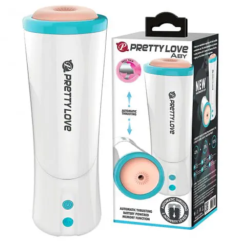 Pretty love Aby Anal automatic vibrating and thrusting fleshlight with voice for men - Master