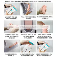 Pretty love Aby Anal automatic vibrating and thrusting fleshlight with voice for men - Master