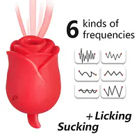 Velvet Rose Tongue & Clit Vibrator - Master