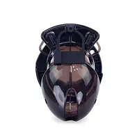 Obsidian Lock  Adjustable Black Male Chastity Cage Kit - Master