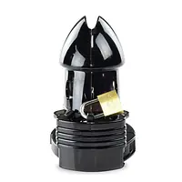 Obsidian Lock  Adjustable Black Male Chastity Cage Kit - Master