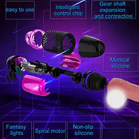 Dibe Automatic Thrusting Heating Realistic Dildo Machine - Master