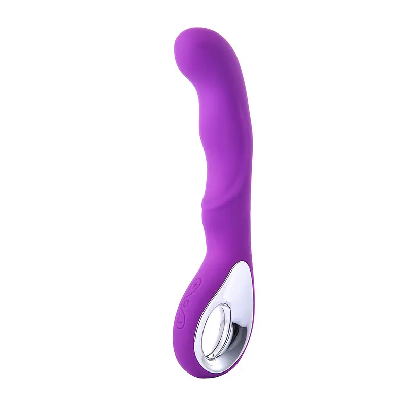 Curve Loop 10 Modes Purple G-Spot Vibrator with Finger Handle & USB Recharge - Master