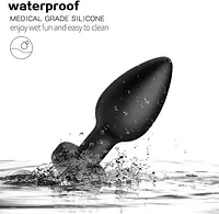 Obsidian Pulse Remote Control 10-Speed  Anal Butt Plug Vibrator Prostate Massager - Master