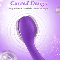 Violet Vibe 9 Vibrating Modes Vibrator with LED Display - Master