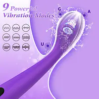 Violet Vibe 9 Vibrating Modes Vibrator with LED Display - Master