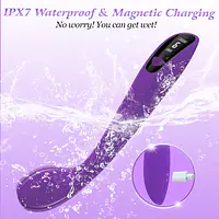 Violet Vibe 9 Vibrating Modes Vibrator with LED Display - Master