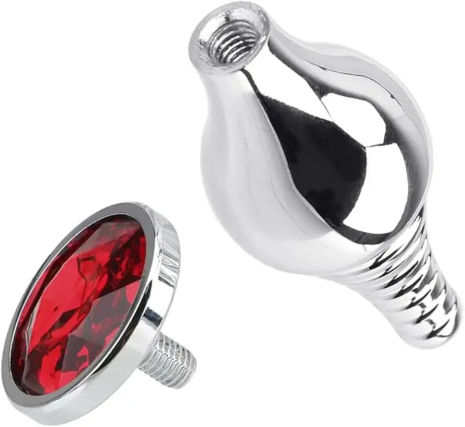 Pleasure Spiral Stainless Steel Plug (3-Inch) - Master